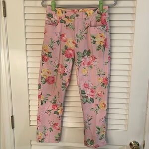 Lauren Ralph Lauren Pink Large Floral Pants